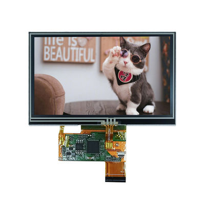 좋은 가격 COF 가는 HMI 디스플레이 모듈 저항력이 있는 터치 Tft 4.3 인치 직렬 포트 화면 800x480 온라인으로