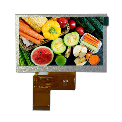 좋은 가격 RGB 480x272 Tft LCD 디스플레이 ILI6485A 드라이버 350 밝은 Tft LCD 스크린 모듈 40PIN 온라인으로
