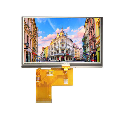 좋은 가격 ILI6485A 평행한 LCD 디스플레이 4.3 인치 저항력이 있는 터치 350 밝은 Tft LCD 모듈 온라인으로