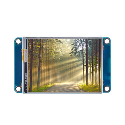 좋은 가격 240x320 HMI 디스플레이 모듈 8MB 저항력이 있는 터치 Lcd 2.4 인치 코드 무료 폰트 이미지 온라인으로