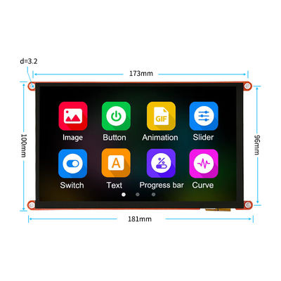 좋은 가격 5V 작동 전압 ESP32 디스플레이 유닛 7.0인치 화면으로 최고의 산업 솔루션 온라인으로