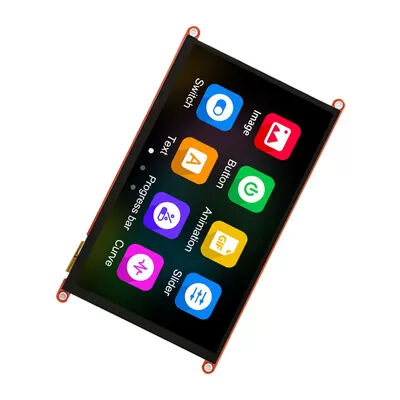 좋은 가격 5V 운영 전압 HMI 디스플레이 모듈, 패널 마운트 디자인 및 산업 제어용 3.5인치 크기 온라인으로